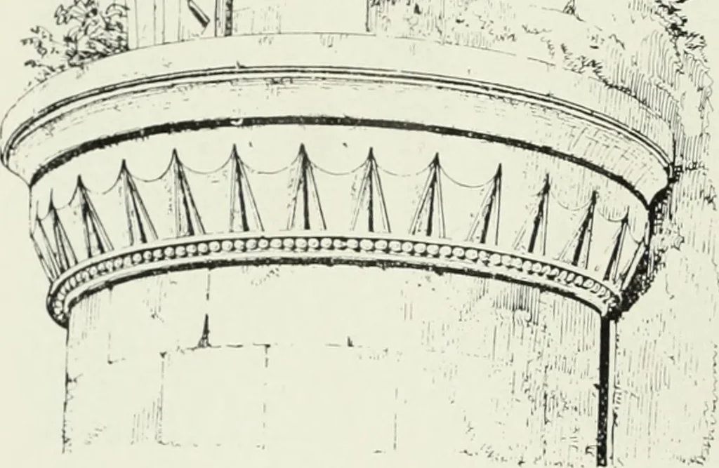 An illustration from An introduction to English church architecture : from the eleventh to the sixteenth century, 1913, leaf 25