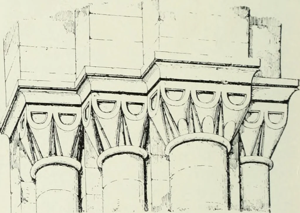 An illustration from An introduction to English church architecture : from the eleventh to the sixteenth century, 1913, leaf 25