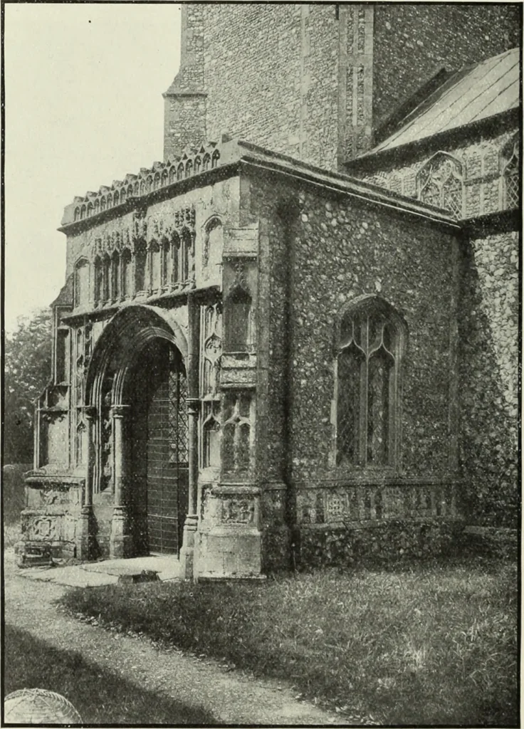 An illustration from An introduction to English church architecture : from the eleventh to the sixteenth century, 1913, leaf 251