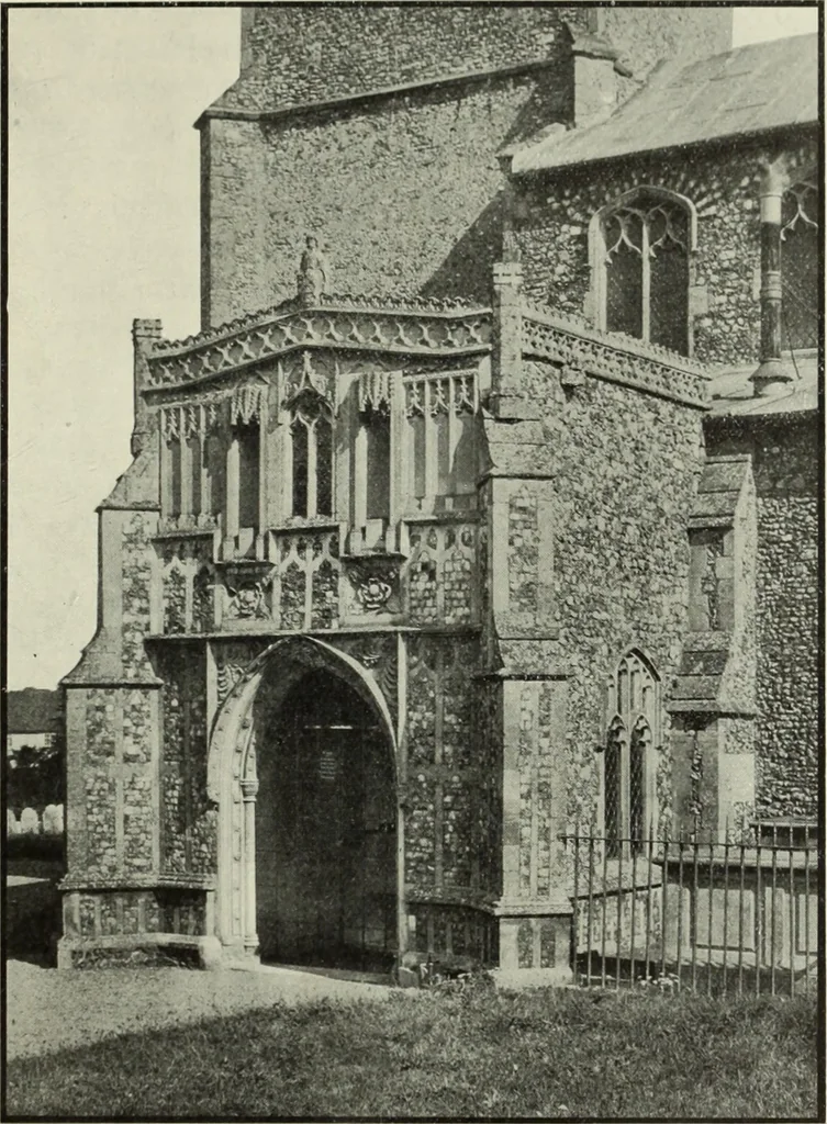 An illustration from An introduction to English church architecture : from the eleventh to the sixteenth century, 1913, leaf 252