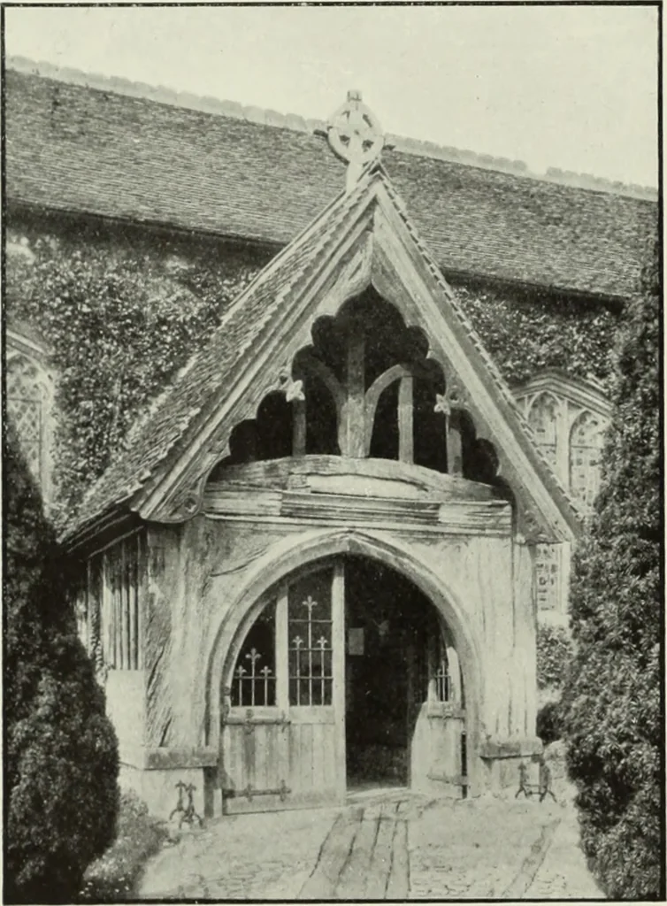 An illustration from An introduction to English church architecture : from the eleventh to the sixteenth century, 1913, leaf 255