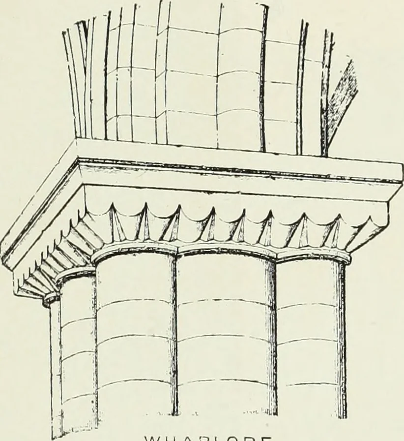 An illustration from An introduction to English church architecture : from the eleventh to the sixteenth century, 1913, leaf 26