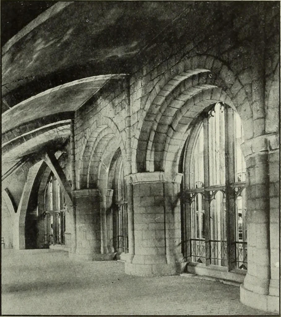 An illustration from An introduction to English church architecture : from the eleventh to the sixteenth century, 1913, leaf 260