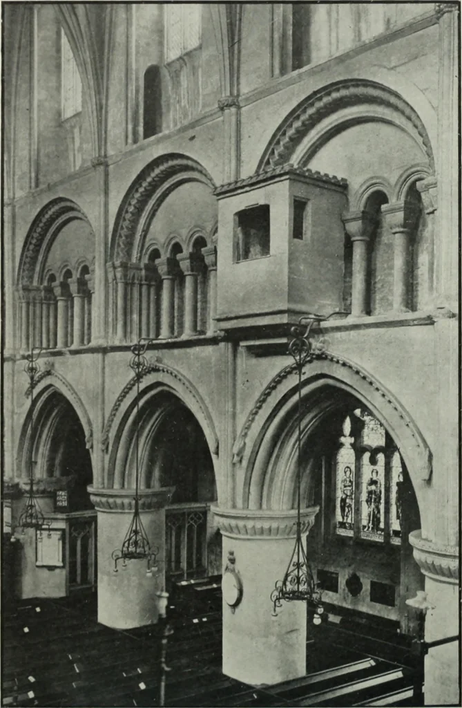 An illustration from An introduction to English church architecture : from the eleventh to the sixteenth century, 1913, leaf 263