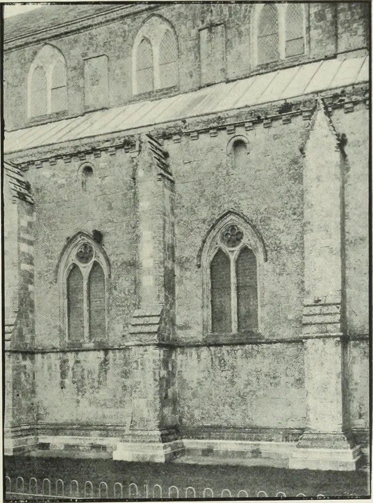 An illustration from An introduction to English church architecture : from the eleventh to the sixteenth century, 1913, leaf 264