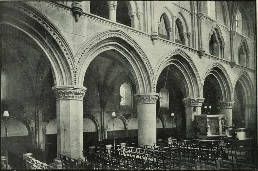 An illustration from An introduction to English church architecture : from the eleventh to the sixteenth century, 1913, leaf 265