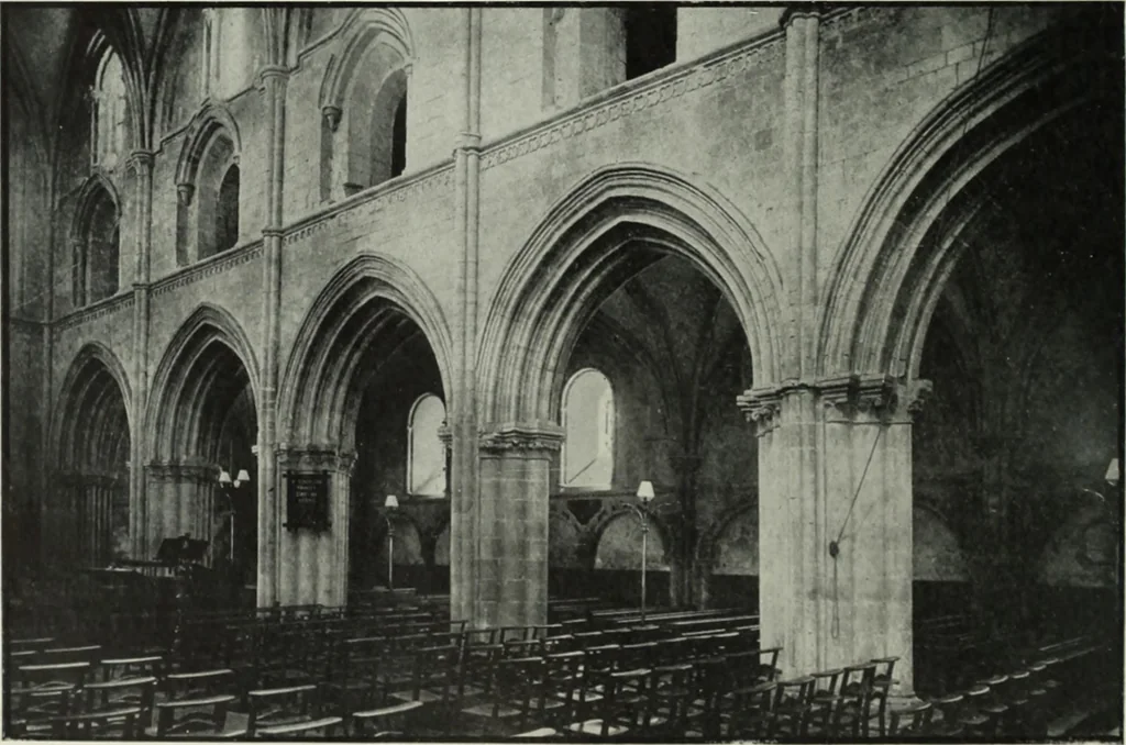 An illustration from An introduction to English church architecture : from the eleventh to the sixteenth century, 1913, leaf 265