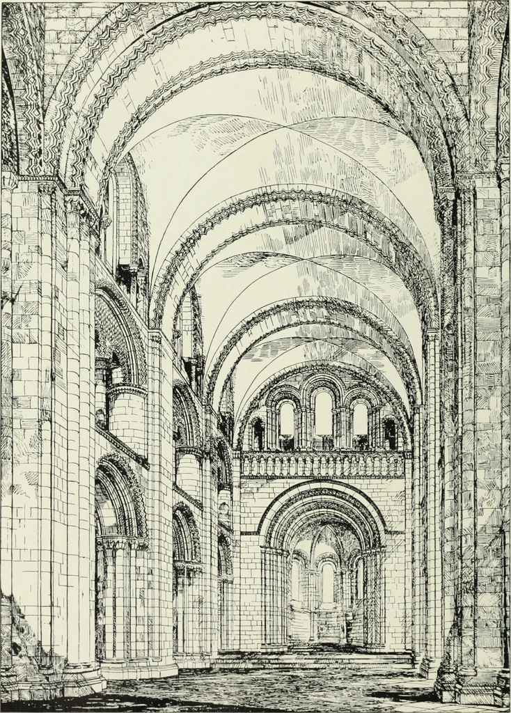 An illustration from An introduction to English church architecture : from the eleventh to the sixteenth century, 1913, leaf 269