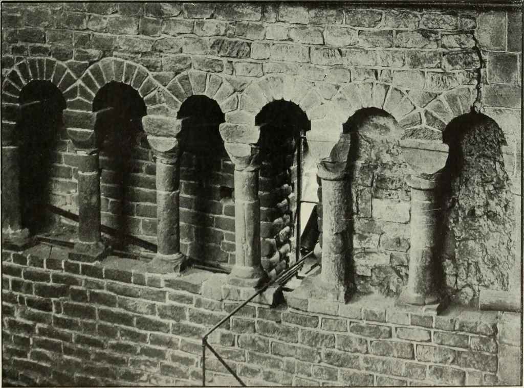 An illustration from An introduction to English church architecture : from the eleventh to the sixteenth century, 1913, leaf 282