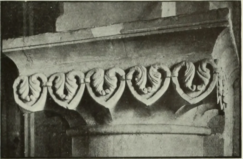 An illustration from An introduction to English church architecture : from the eleventh to the sixteenth century, 1913, leaf 29