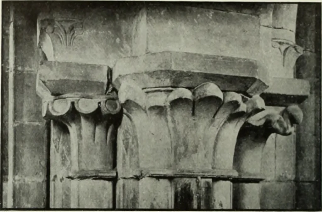 An illustration from An introduction to English church architecture : from the eleventh to the sixteenth century, 1913, leaf 29