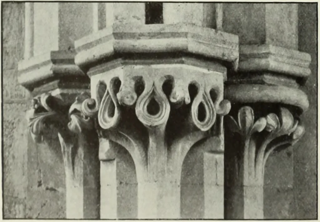 An illustration from An introduction to English church architecture : from the eleventh to the sixteenth century, 1913, leaf 29