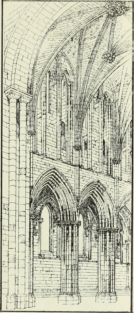 An illustration from An introduction to English church architecture : from the eleventh to the sixteenth century, 1913, leaf 290