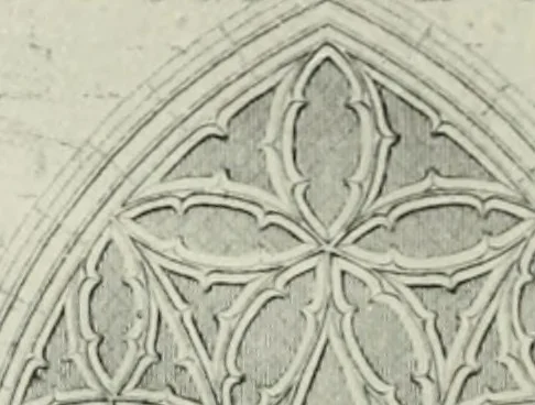 An illustration from An introduction to English church architecture : from the eleventh to the sixteenth century, 1913, leaf 293
