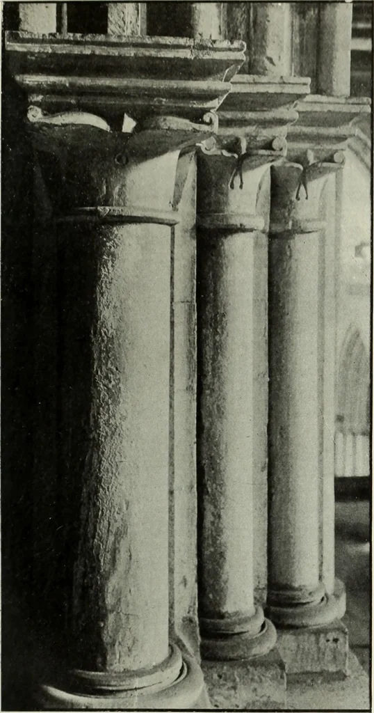 An illustration from An introduction to English church architecture : from the eleventh to the sixteenth century, 1913, leaf 30