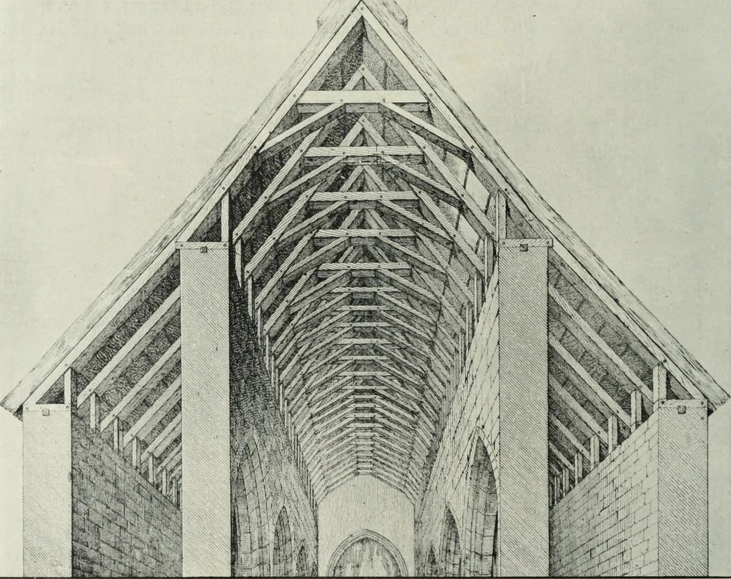 An illustration from An introduction to English church architecture : from the eleventh to the sixteenth century, 1913, leaf 317