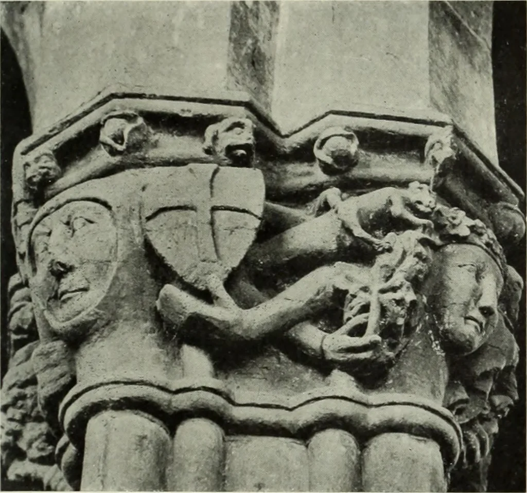 An illustration from An introduction to English church architecture : from the eleventh to the sixteenth century, 1913, leaf 32