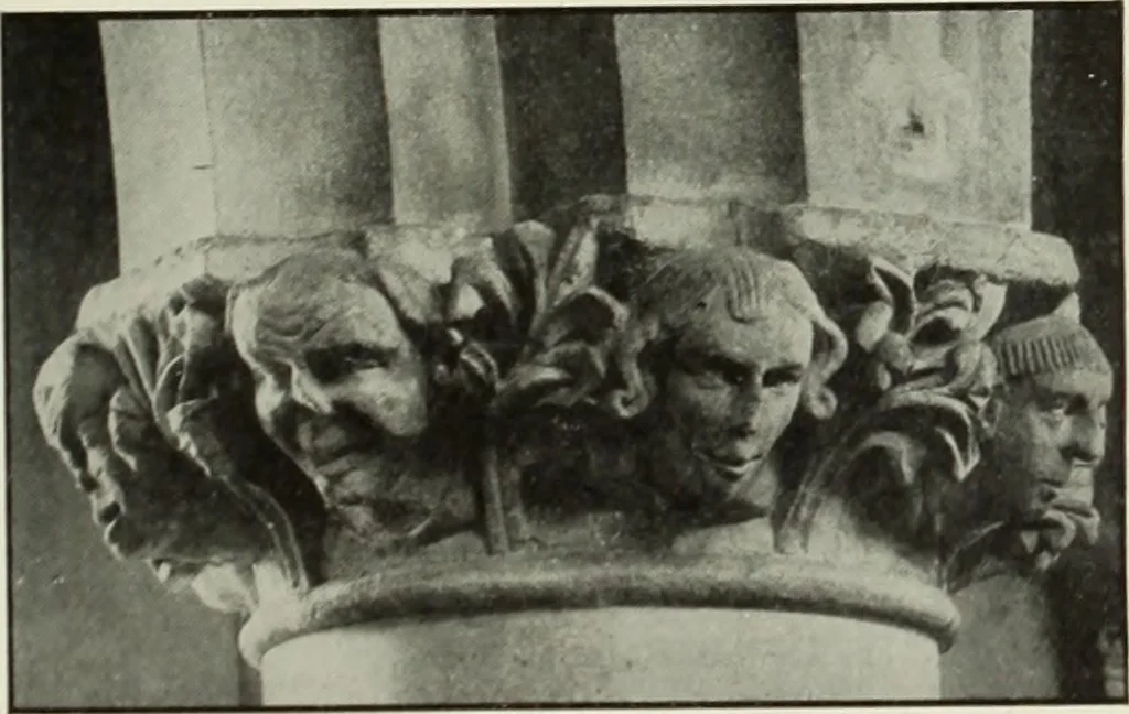 An illustration from An introduction to English church architecture : from the eleventh to the sixteenth century, 1913, leaf 32