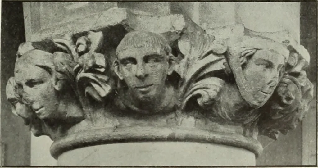 An illustration from An introduction to English church architecture : from the eleventh to the sixteenth century, 1913, leaf 32