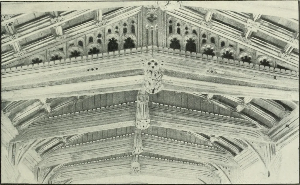 An illustration from An introduction to English church architecture : from the eleventh to the sixteenth century, 1913, leaf 326