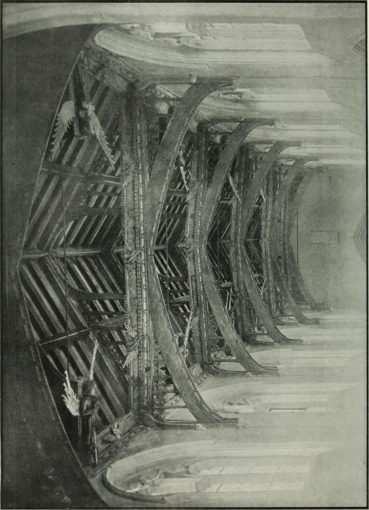 An illustration from An introduction to English church architecture : from the eleventh to the sixteenth century, 1913, leaf 329