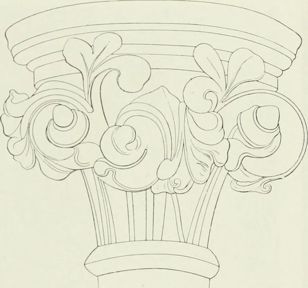 An illustration from An introduction to English church architecture : from the eleventh to the sixteenth century, 1913, leaf 33