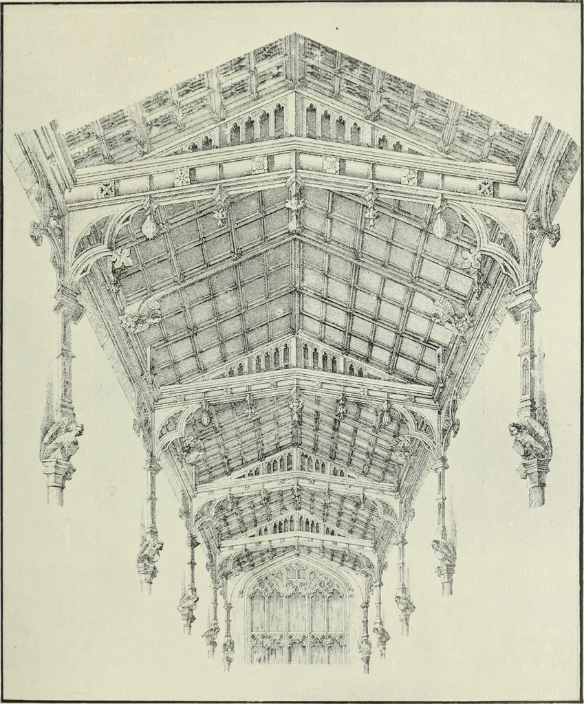 An illustration from An introduction to English church architecture : from the eleventh to the sixteenth century, 1913, leaf 330