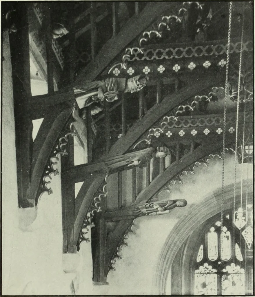 An illustration from An introduction to English church architecture : from the eleventh to the sixteenth century, 1913, leaf 332