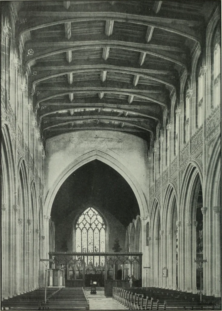 An illustration from An introduction to English church architecture : from the eleventh to the sixteenth century, 1913, leaf 333