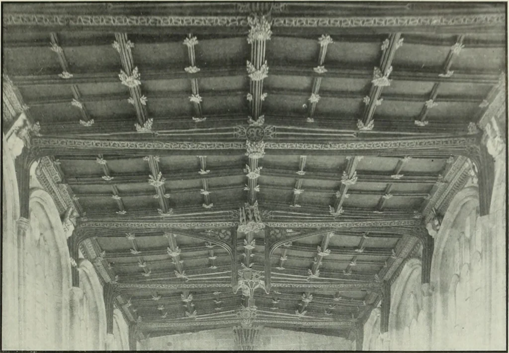 An illustration from An introduction to English church architecture : from the eleventh to the sixteenth century, 1913, leaf 334