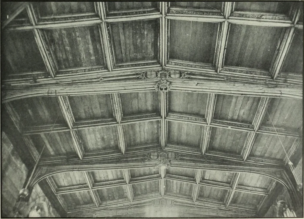 An illustration from An introduction to English church architecture : from the eleventh to the sixteenth century, 1913, leaf 334