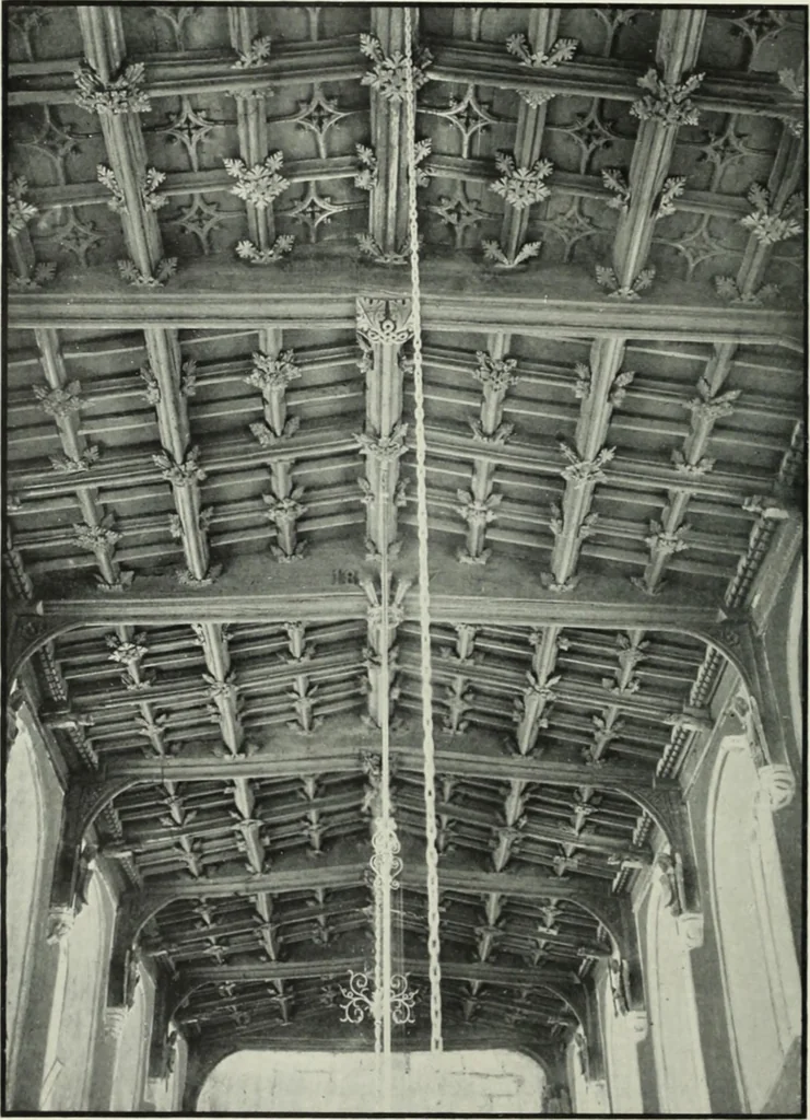 An illustration from An introduction to English church architecture : from the eleventh to the sixteenth century, 1913, leaf 335