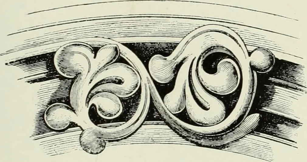 An illustration from An introduction to English church architecture : from the eleventh to the sixteenth century, 1913, leaf 34