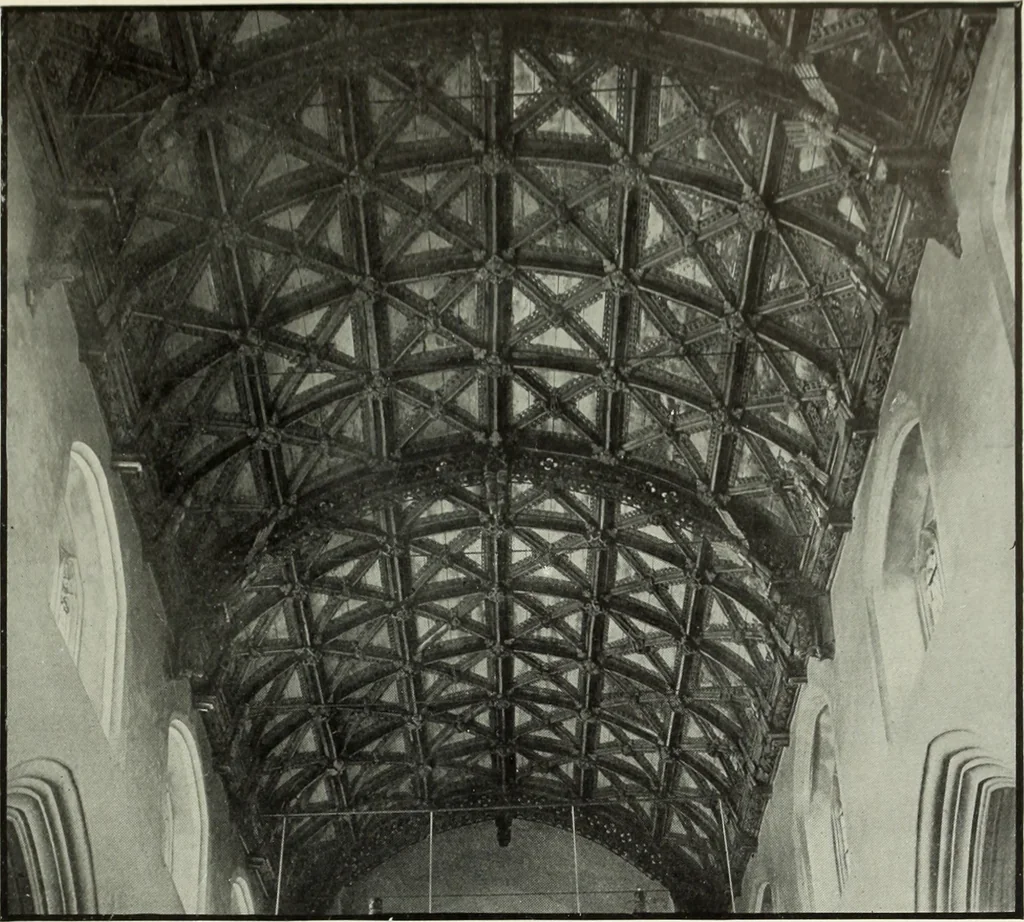 An illustration from An introduction to English church architecture : from the eleventh to the sixteenth century, 1913, leaf 348