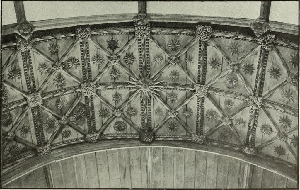 An illustration from An introduction to English church architecture : from the eleventh to the sixteenth century, 1913, leaf 348