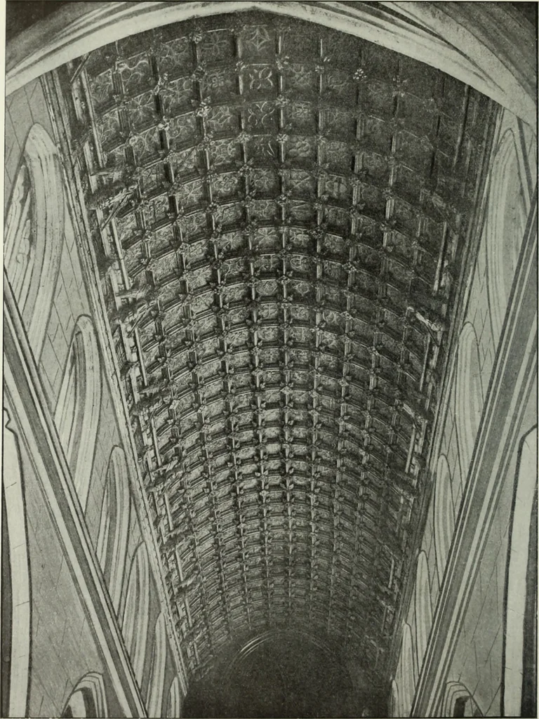 An illustration from An introduction to English church architecture : from the eleventh to the sixteenth century, 1913, leaf 349