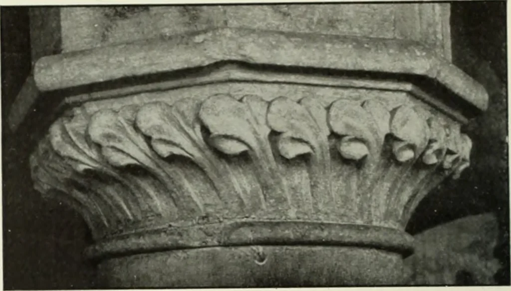 An illustration from An introduction to English church architecture : from the eleventh to the sixteenth century, 1913, leaf 35