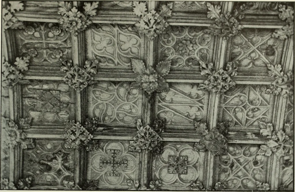An illustration from An introduction to English church architecture : from the eleventh to the sixteenth century, 1913, leaf 350