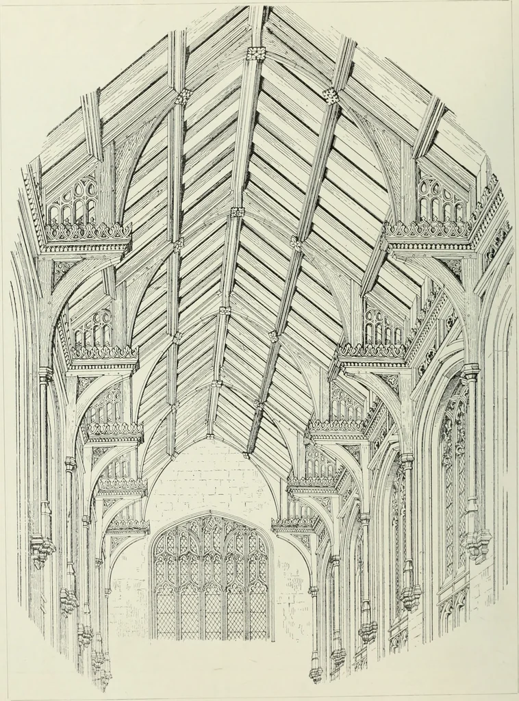 An illustration from An introduction to English church architecture : from the eleventh to the sixteenth century, 1913, leaf 353