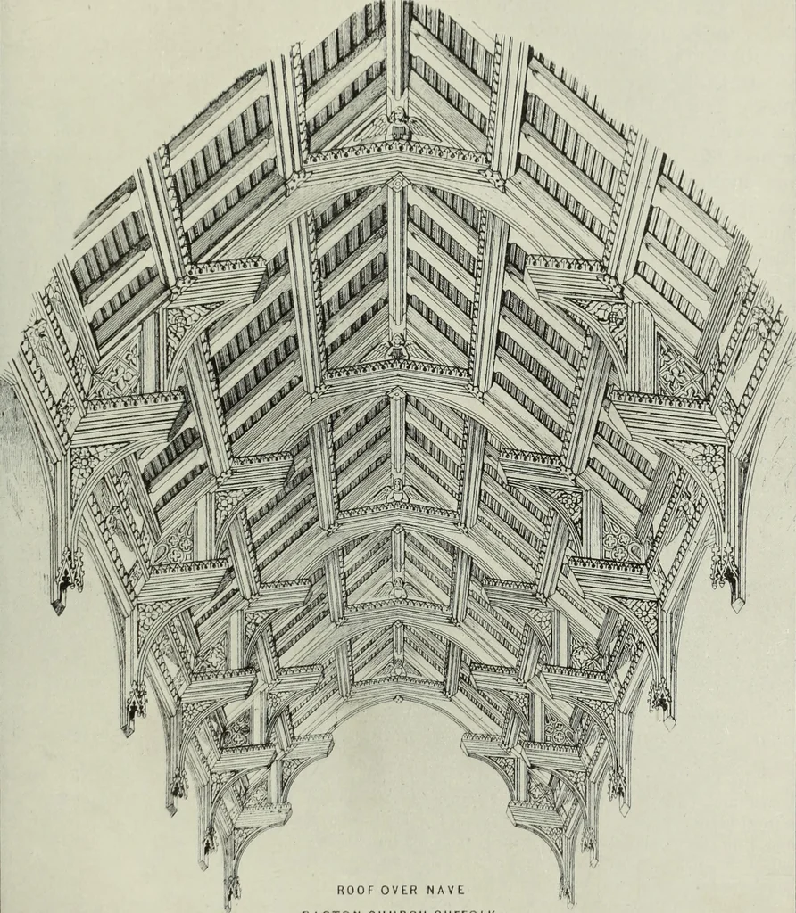 An illustration from An introduction to English church architecture : from the eleventh to the sixteenth century, 1913, leaf 354