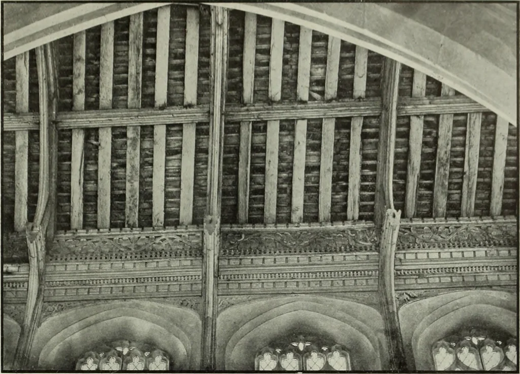 An illustration from An introduction to English church architecture : from the eleventh to the sixteenth century, 1913, leaf 356