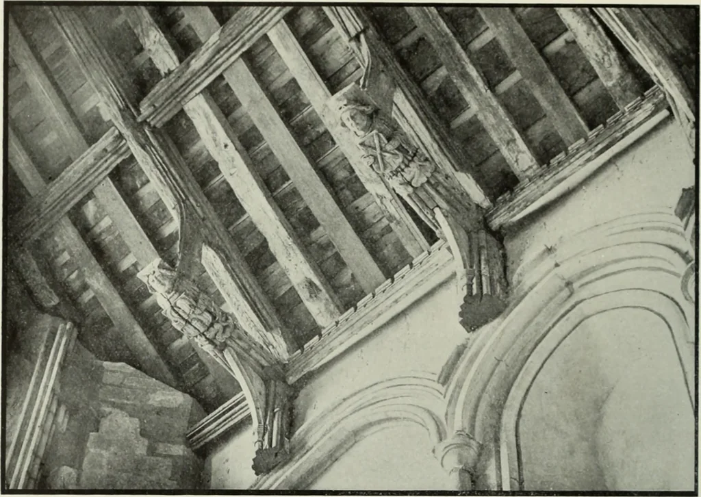 An illustration from An introduction to English church architecture : from the eleventh to the sixteenth century, 1913, leaf 357
