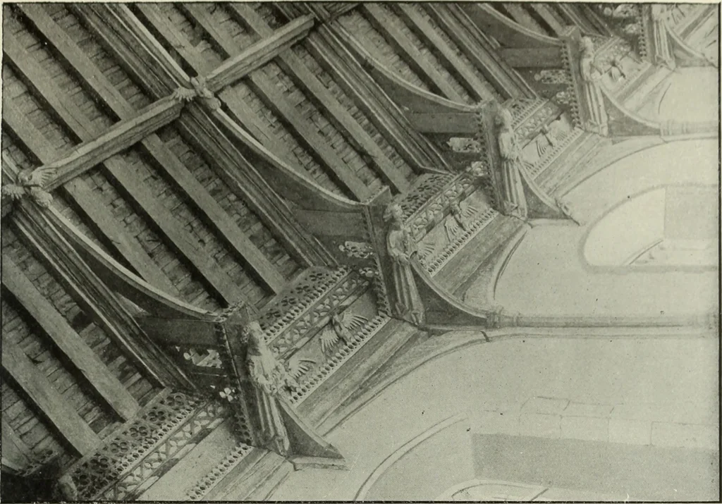 An illustration from An introduction to English church architecture : from the eleventh to the sixteenth century, 1913, leaf 358