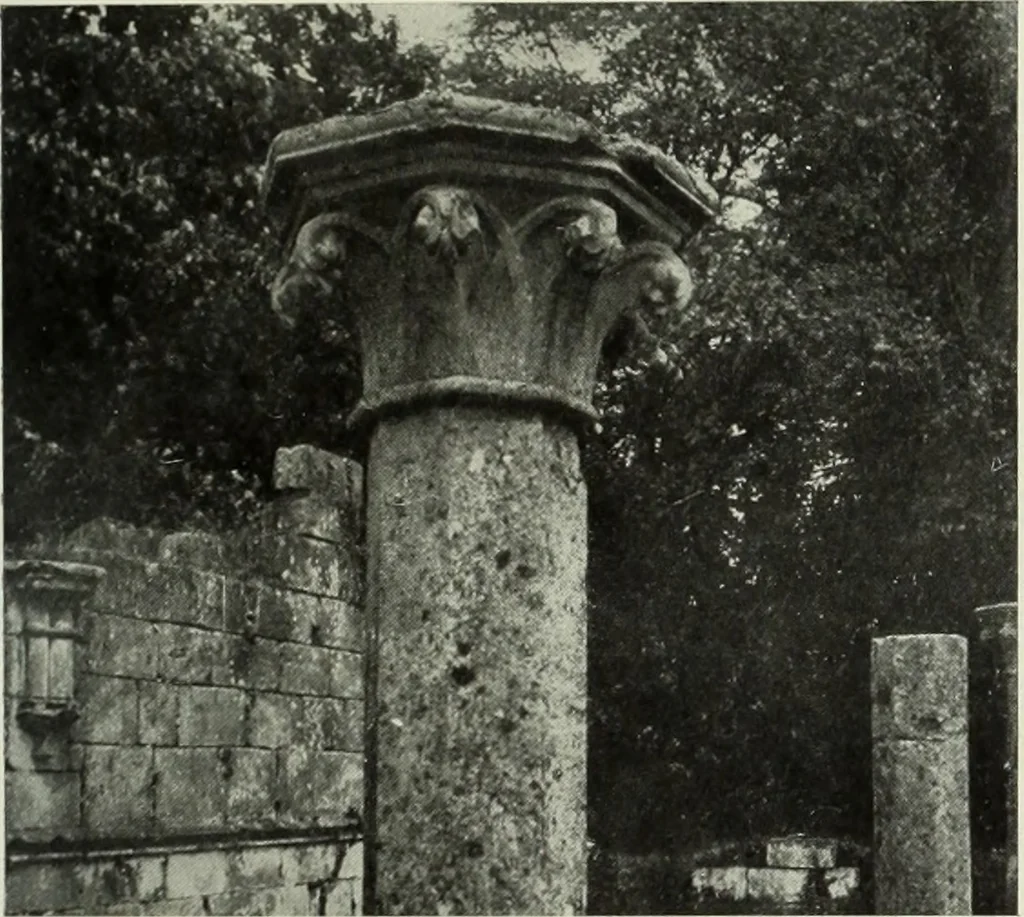 An illustration from An introduction to English church architecture : from the eleventh to the sixteenth century, 1913, leaf 36