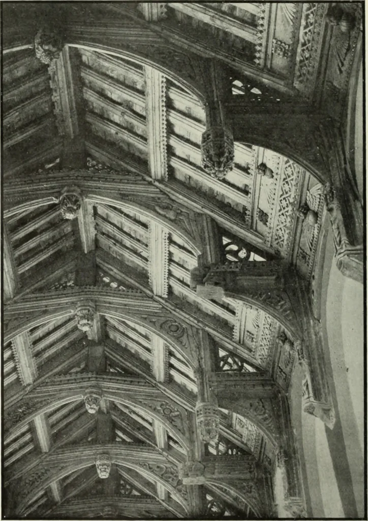 An illustration from An introduction to English church architecture : from the eleventh to the sixteenth century, 1913, leaf 361