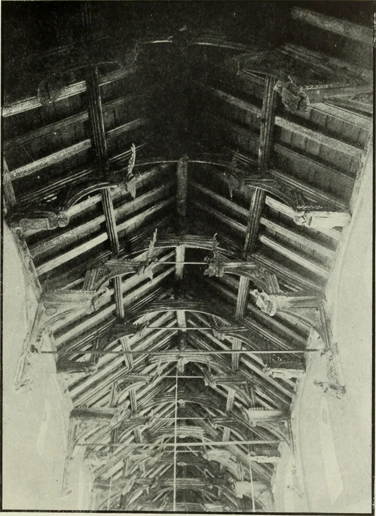 An illustration from An introduction to English church architecture : from the eleventh to the sixteenth century, 1913, leaf 362
