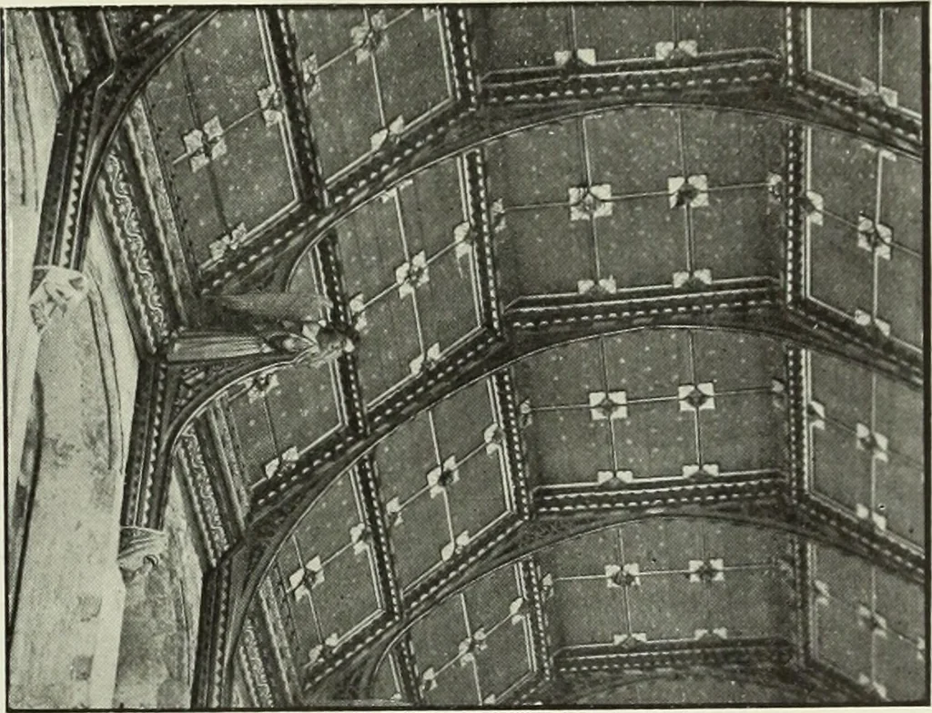 An illustration from An introduction to English church architecture : from the eleventh to the sixteenth century, 1913, leaf 364