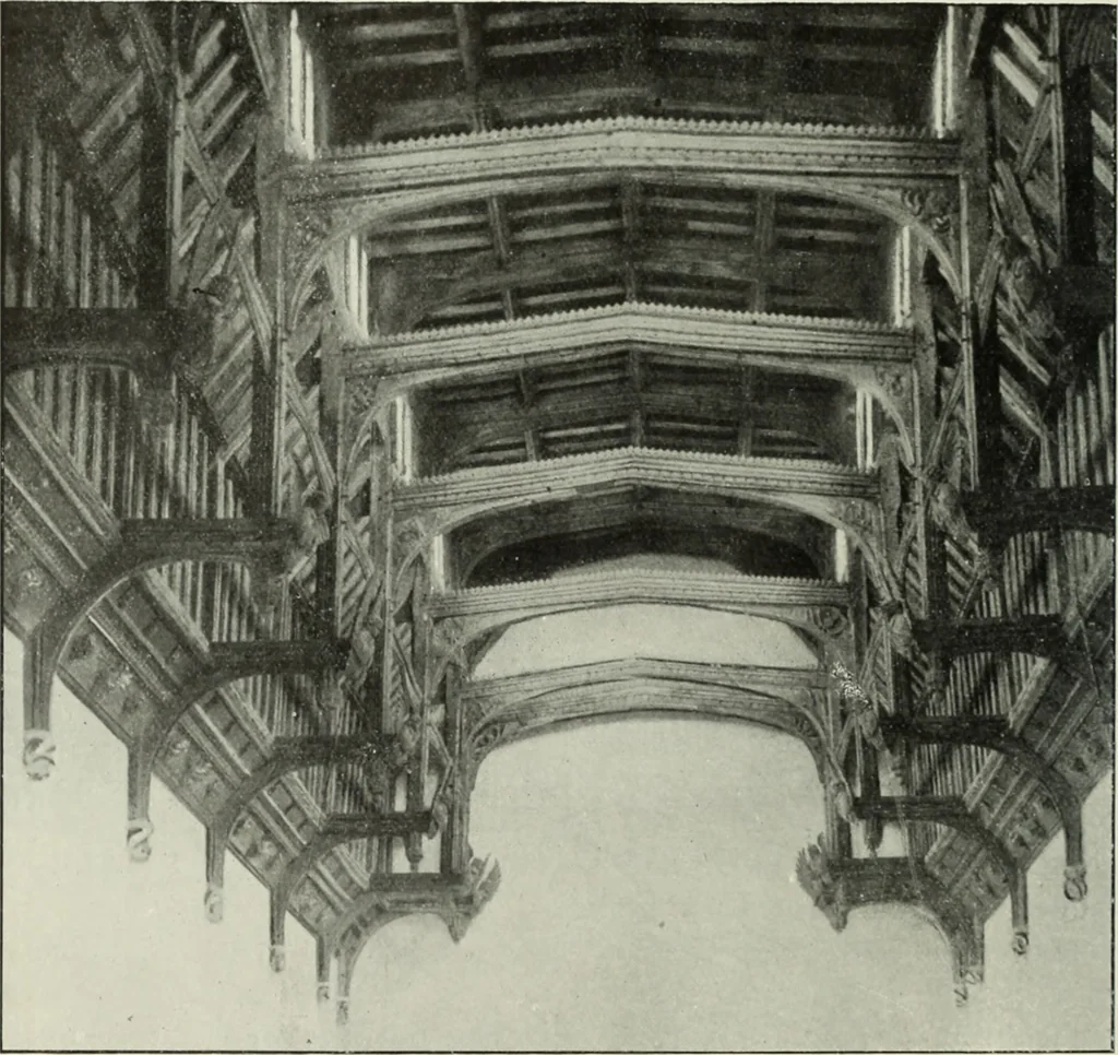 An illustration from An introduction to English church architecture : from the eleventh to the sixteenth century, 1913, leaf 365