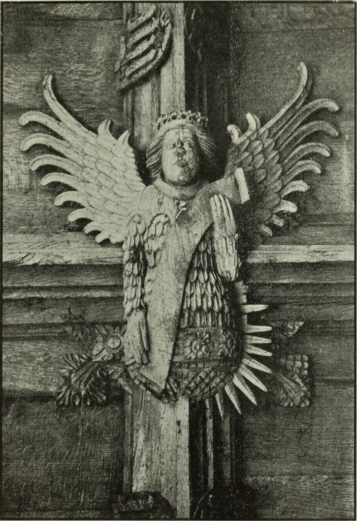 An illustration from An introduction to English church architecture : from the eleventh to the sixteenth century, 1913, leaf 368