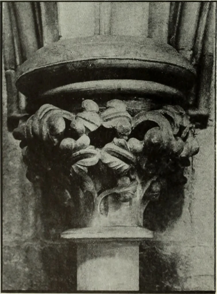 An illustration from An introduction to English church architecture : from the eleventh to the sixteenth century, 1913, leaf 37